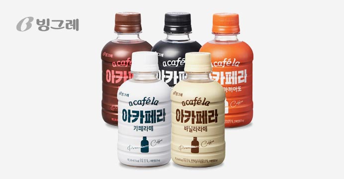 [12%쿠폰] 빙그레 아카페라 5종 240ml 20펫