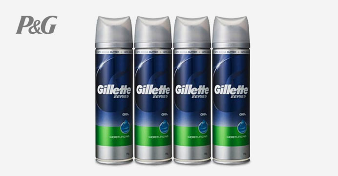 질레트 면도젤 시리즈젤 모이스처라이징 4개