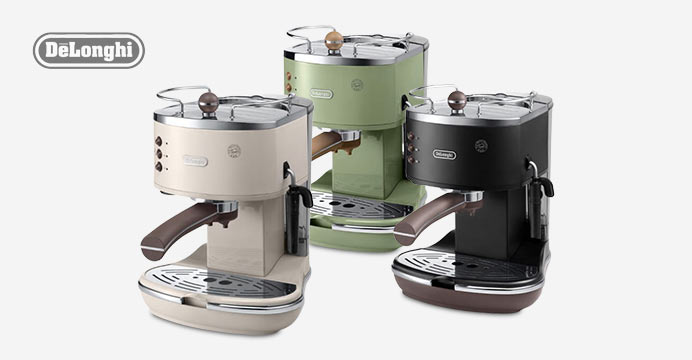 드롱기 아이코나 빈티지 커피머신 3개컬러