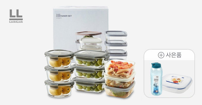 [12%쿠폰] 락앤락 오븐글라스 유리찬통 6P세트