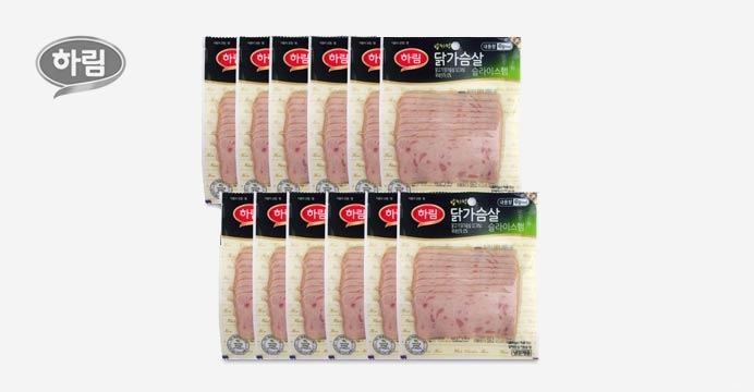 하림 밥싸먹는 닭가슴살43g 12봉