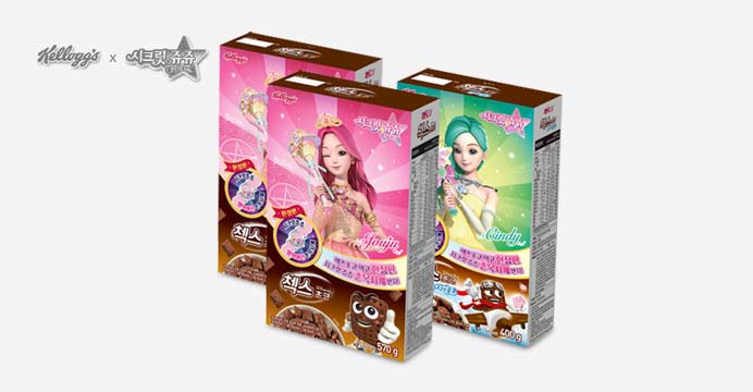 시크릿쥬쥬 첵스초코/마쉬멜로우 (시계응모)