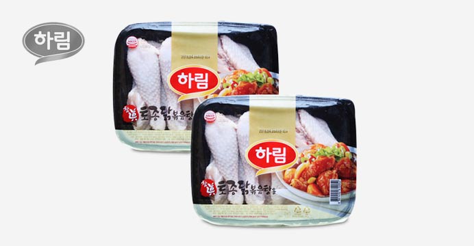 하림 냉장 토종닭볶음용 1kg 2봉