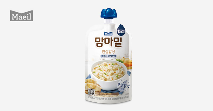 맘마밀 안심밥상 닭백숙 찹쌀�!   �밥 140g 10팩