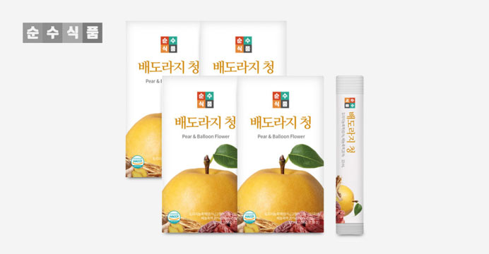 순수식품 배도라지스틱 4박스(쿠폰가25830)