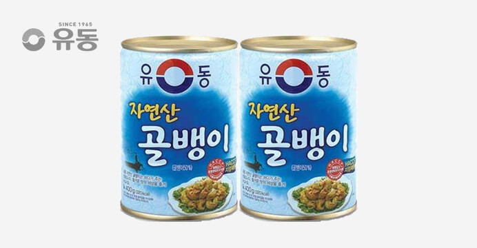 [유동공식몰]자연산골뱅이400g x 2개