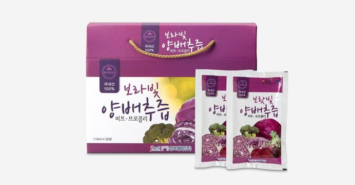 [슈프12%+20%]보라빛 양배추즙 30포 x2박스