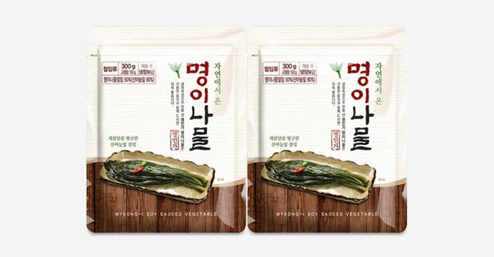 명인가 명이나물 짱아찌 300g+300g