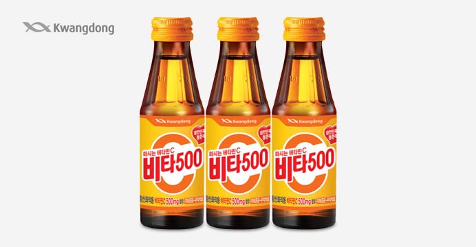 마시는 비타민C! 광동 비타500 100ml 50병