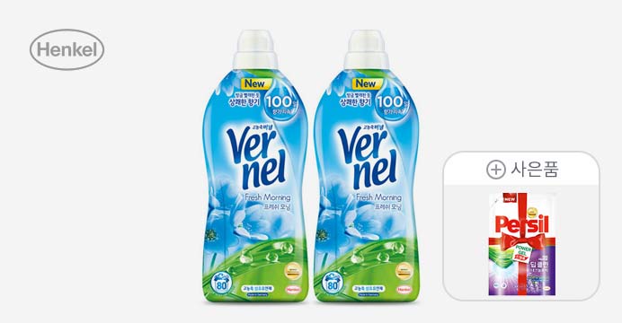 버넬 100일 프레쉬모닝 2L X 2개+증정