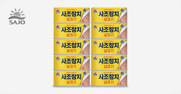 사조 살코기 참치(안심따개) 100g x10캔