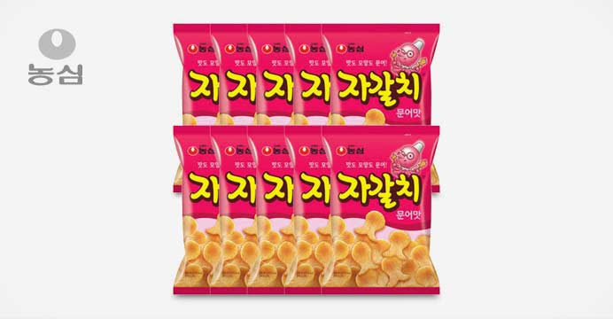 농심 자갈치 90g 10봉