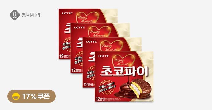 초코파이 12입 420g X 4상자