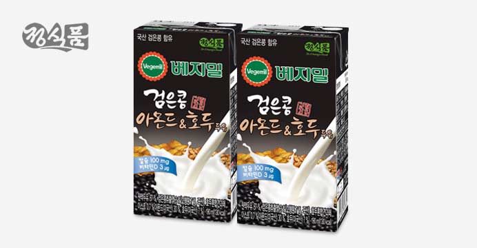 베지밀 검은콩 아몬드와 호두 190ml 32팩