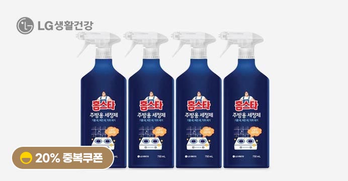 홈스타 주방용 세정제 750ml 4개