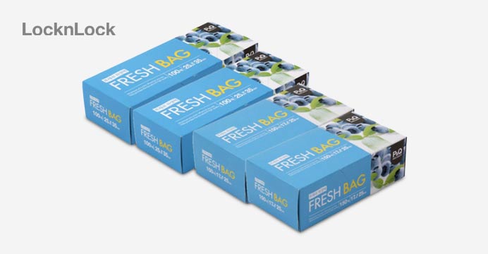 락앤락 프레쉬 위생백 100매/150매 2+2개 세트