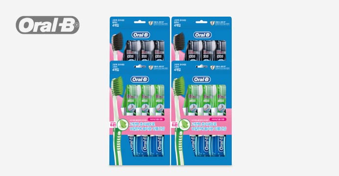 오랄비 잇몸케어 고�!   �력 초미세모 칫솔 16입