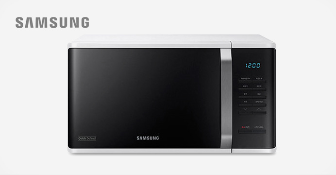 삼성 세라믹 전자레인지 23L (MS23K3523AW)