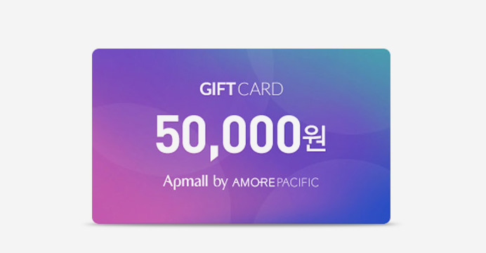 아모레퍼시픽몰 기프트카드 5만원권+8%캐시백