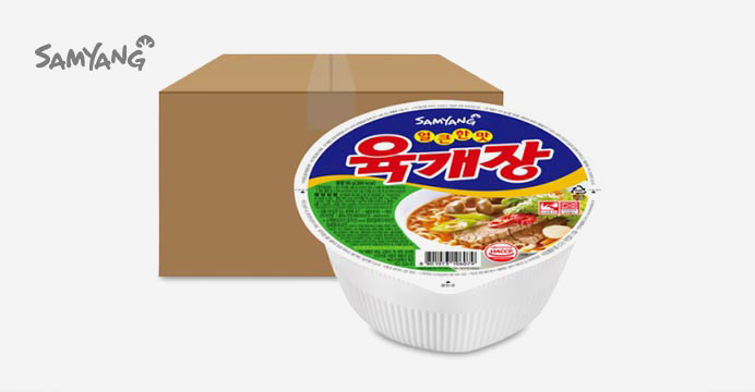 삼양 육개장 컵라면 24개입 1박스