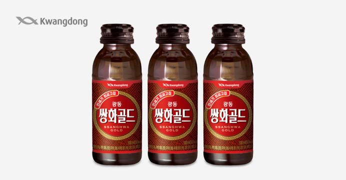 한겨울엔! 광동 쌍화골드 100ml 100병