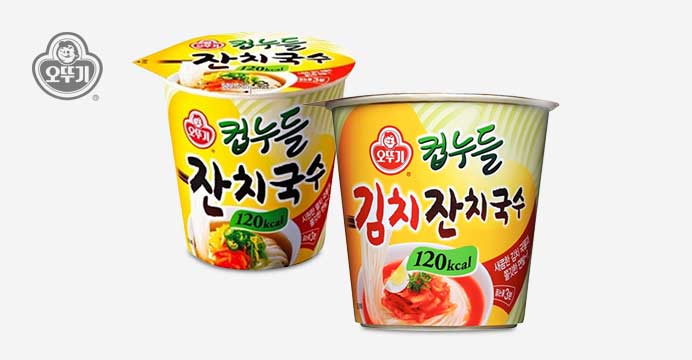 오뚜기 컵누들 잔치국수+김치잔치국수