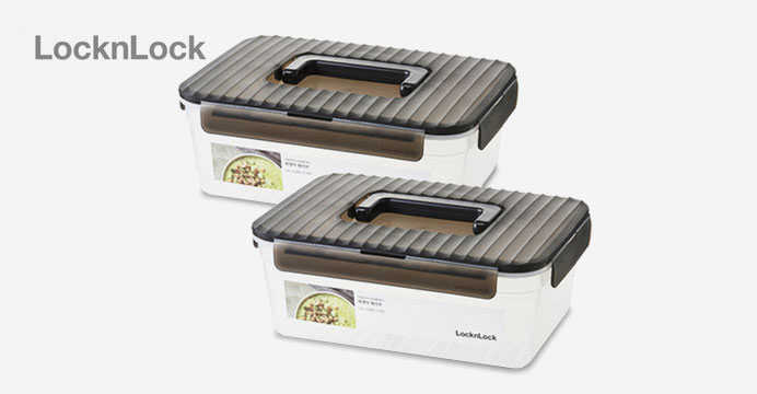 락앤락 웨이브 밀폐용기 대용량 3.5L 2개