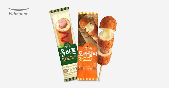 핫도그 혼합 30개입 세트 (모짜렐라 + 올바른)