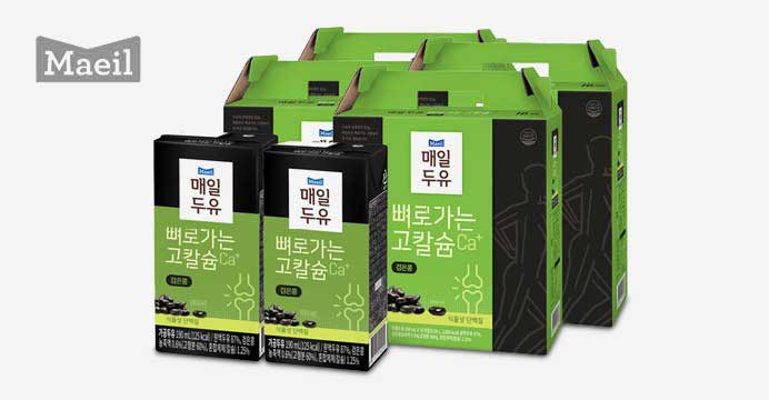 매일 뼈로가는 칼슘두유 검은콩 190ml 64팩