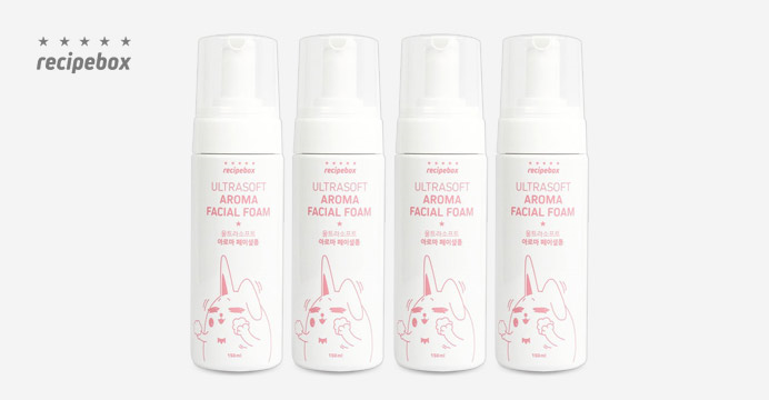 레시피박스 어린이용 약산성 폼클렌징 2+2