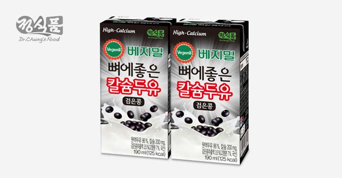 베지밀 뼈에좋은칼슘두유 검은콩 190ml 64팩