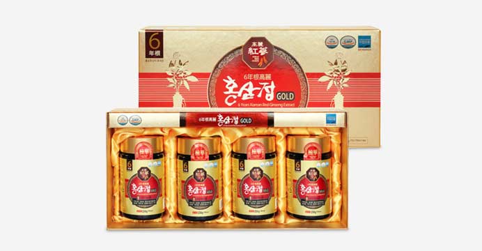 6년근 홍삼정골드 250g x 4병