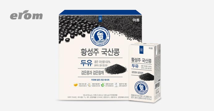 황성주 검은콩검은참!   깨두유 190ml×16팩