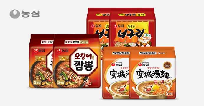 오징어짬뽕10개+너구리10개+안성탕면10개(총30)