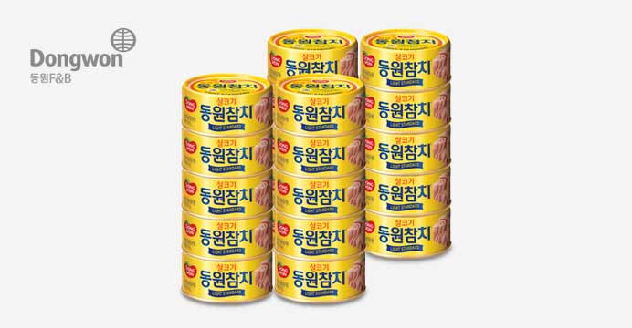 동원 라이트 스탠다드 참치 85g 20캔