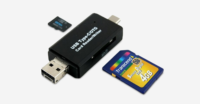 USB3.1 멀티카드리더기 A타입.C타입 SD메모리