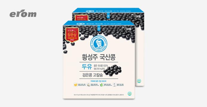 황성주 검은콩 고칼슘두유 190ml×32팩