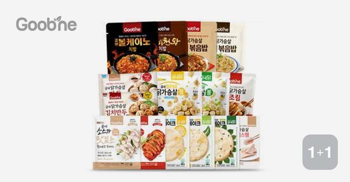 굽네 소스가맛있는 닭가슴살120g 1+1