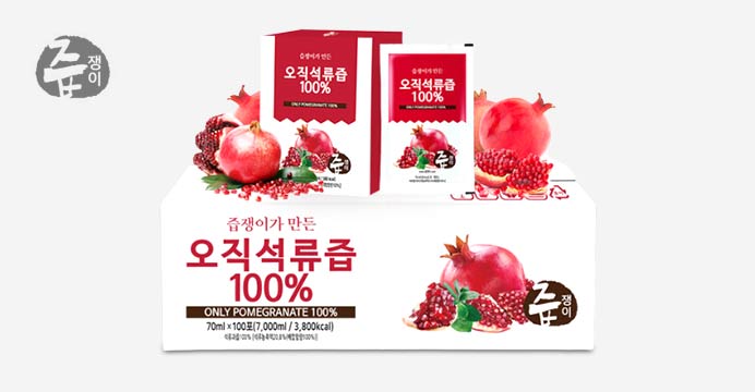 즙쟁이 석류즙 100% 100�! �� 실속형
