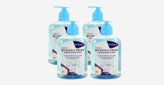 베이킹파우더 주방세제 500ml x4개