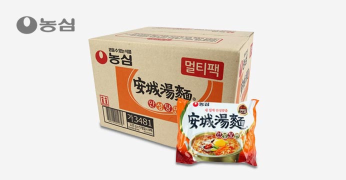 농심 안성탕면 멀티5입 X 8팩 (총40개)