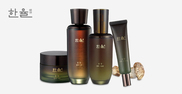 한율 송담 탄력 기초 4종 스킨+로션+크림+아이