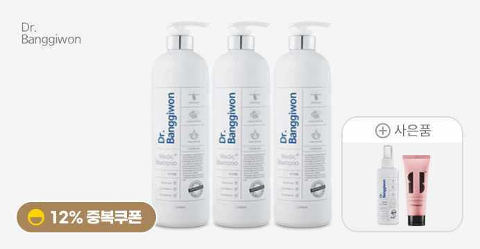 닥터방기원 메딕탈모샴푸1000ml3개+토닉,모아젤