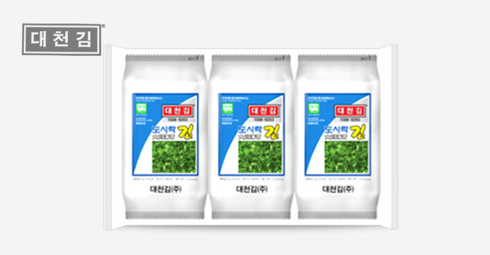 본사직송 대천김 도시락김 5G x 32봉