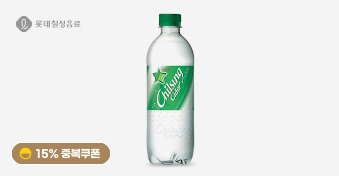 [15%쿠폰] 칠성사이다 500ml 10pet