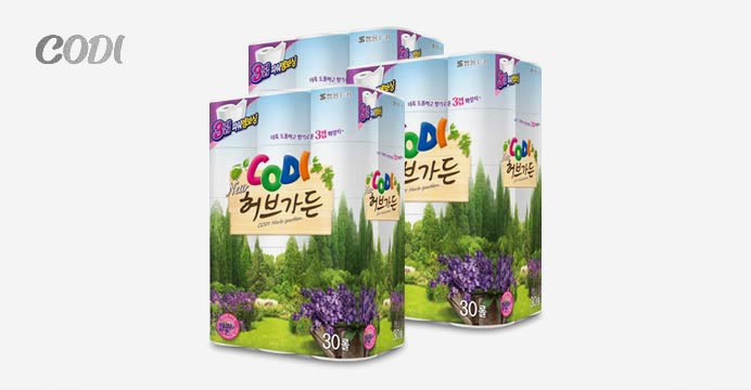 코디 허브가든 30롤!   X3팩 (90롤)