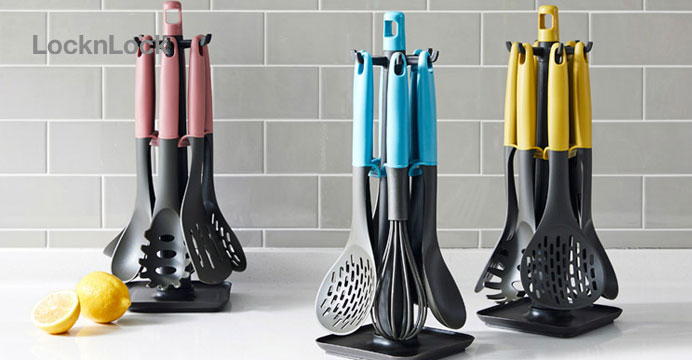 락앤락 서포트 키친툴 7개 세트(스탠드 포함)