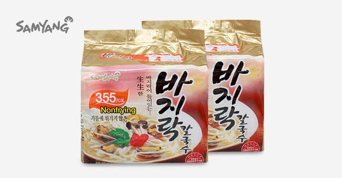 삼양 바지락칼국수 130g 8봉 무배