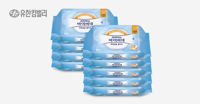 크리넥스마이비데캡형(48매)X9개