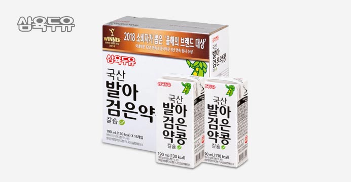 국산 발아 검은 약콩 두유190ml x 32팩